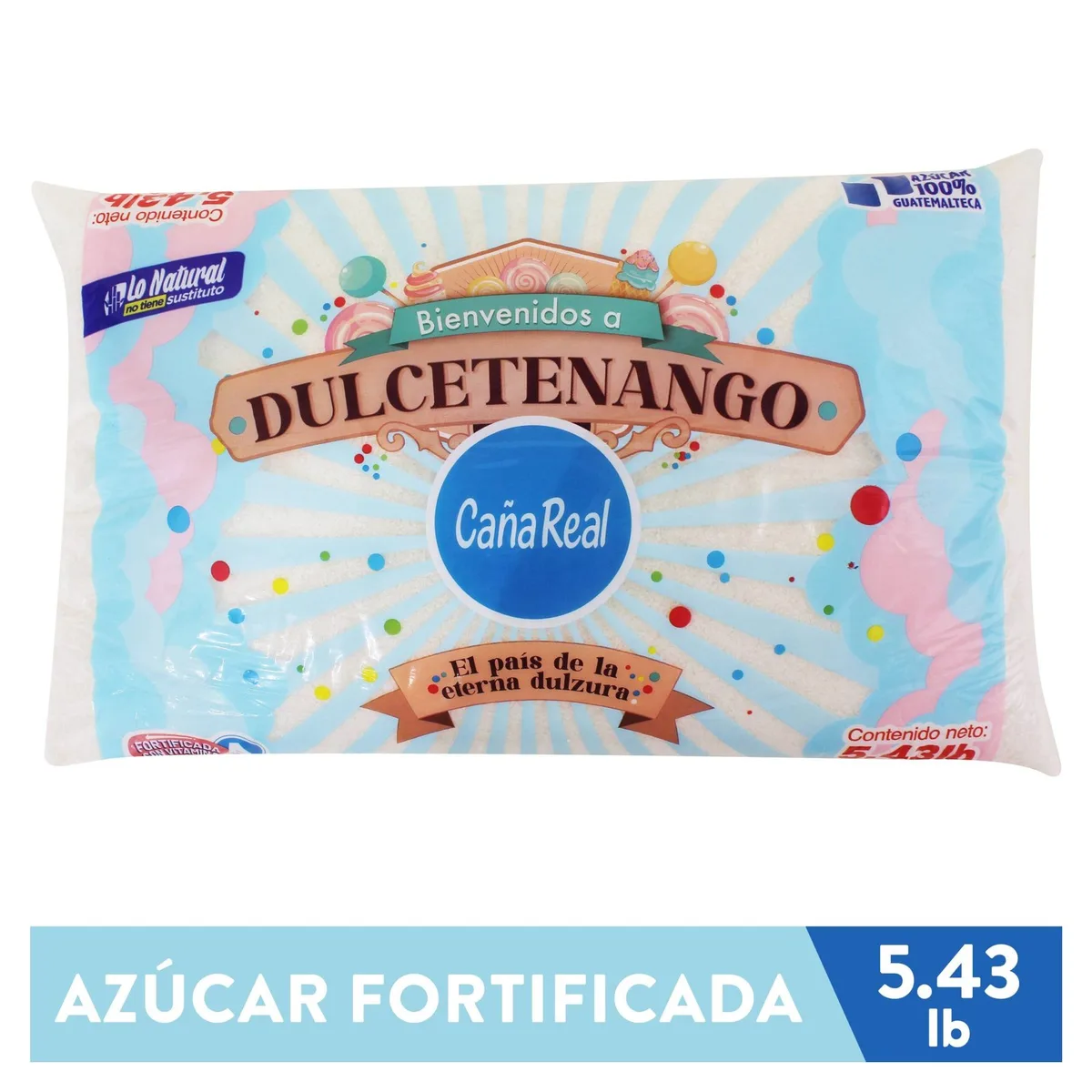 Azúcar Blanca Caña Real, Fortificada con Vitamina A  – 2500g