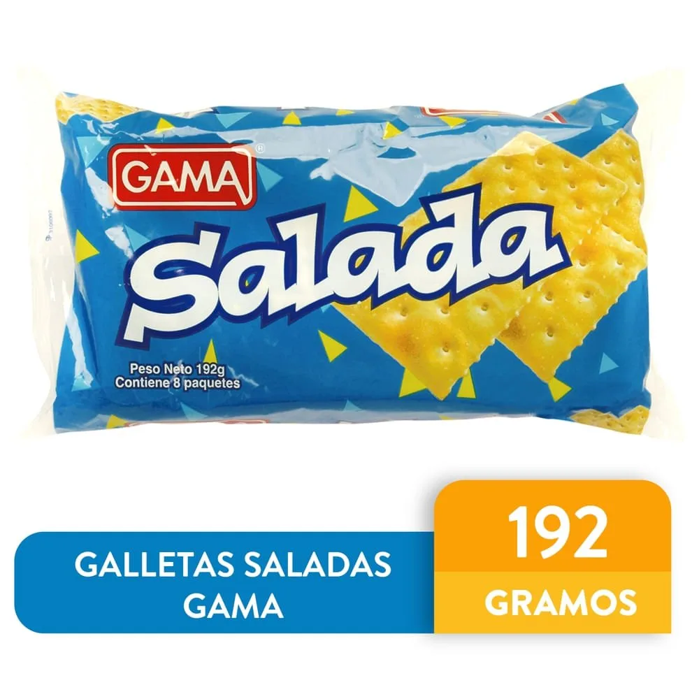 Galleta Gama Salada Bolsa – 192 g