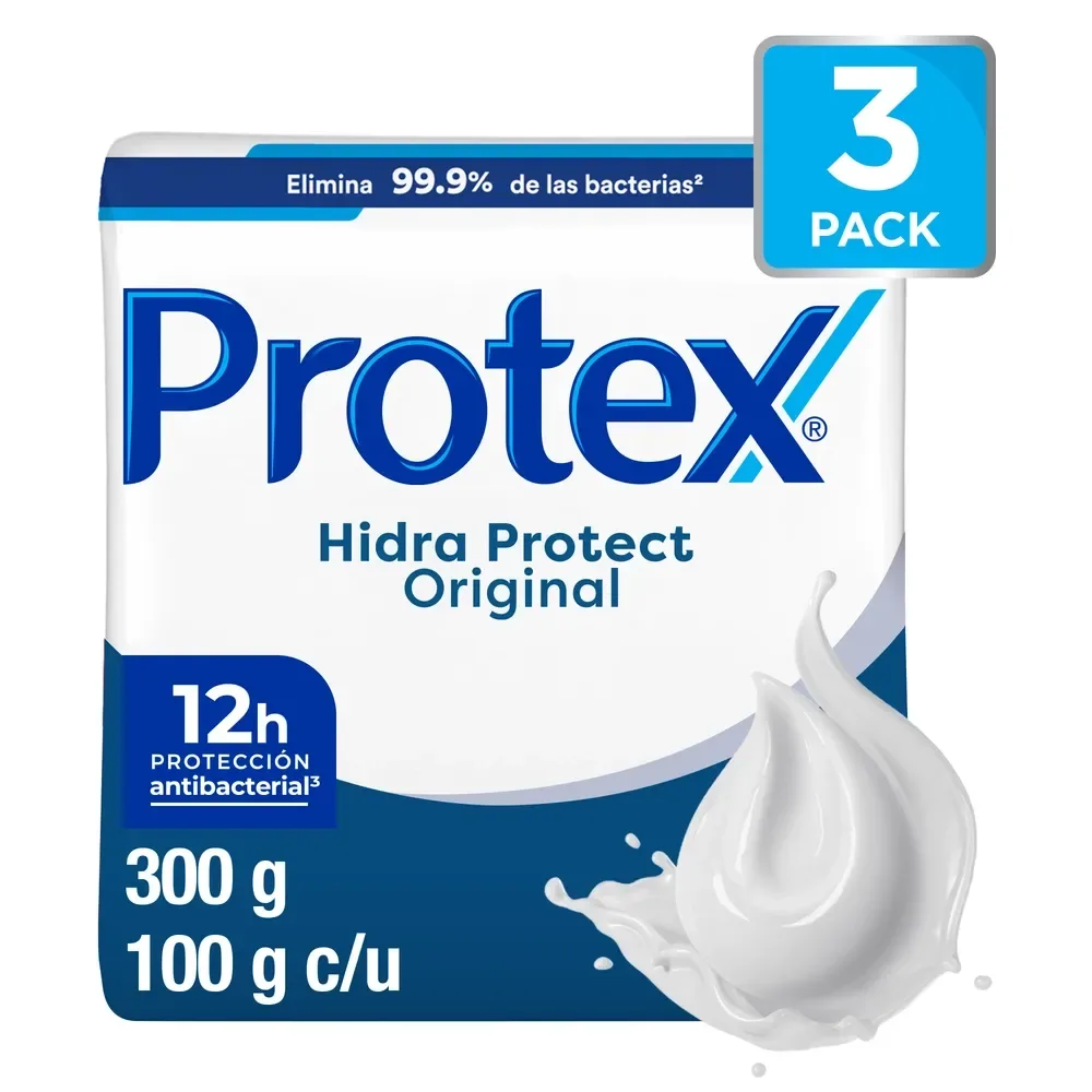 Jabón en Barra Protex hidra protect original 3 pack – 300 g