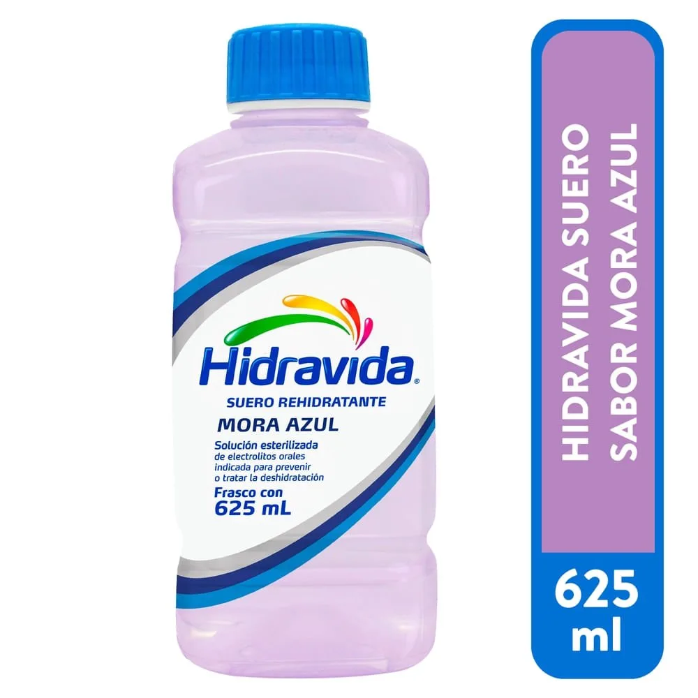 Suero Rehidratante Hidravida Mora Azul 625ml