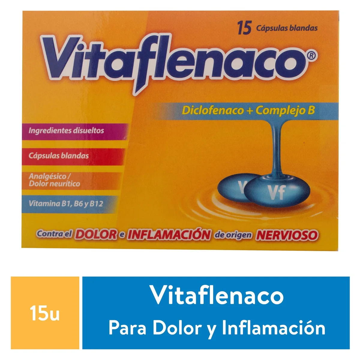 Vitaflenaco caja 15 cápsulas – Precio indicado por caja