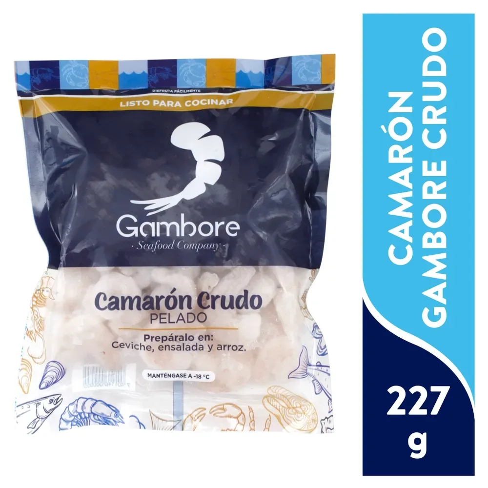 Camaron Crudo Pequeño Pelado Gambore – 8 onz