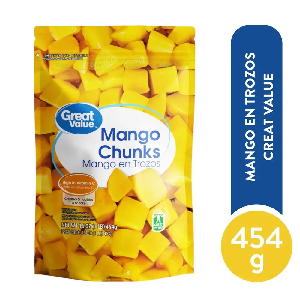 Mango Great Value En Trozos Congelado 16 oz – 454 g