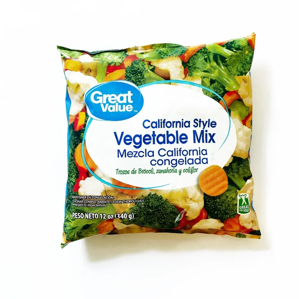 Mezcla California (Brócoli, Coliflor, Zanahoria) Congelado Great Value – 340 g